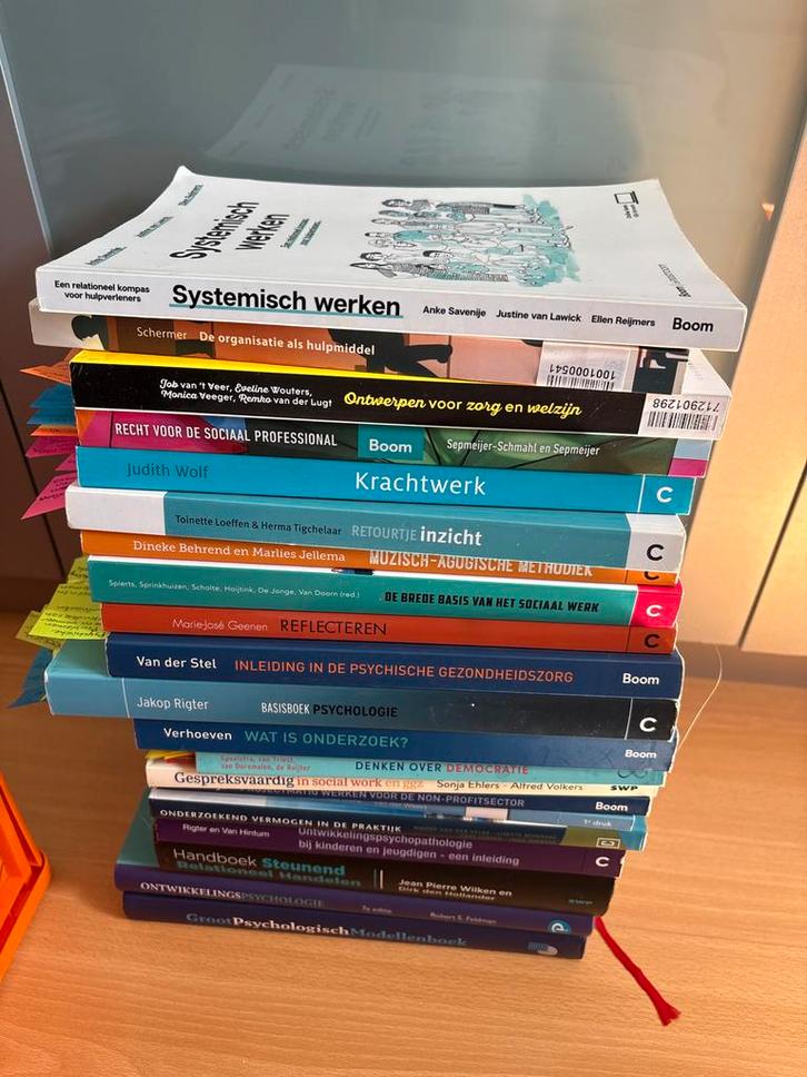 Social Work / Psychologie studie Boeken Collectie, Boeken, Psychologie, Gelezen, Ophalen of Verzenden