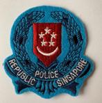 Politie embleem Singapore Police, Embleem of Badge, Nederland, Overige soorten, Ophalen