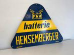Vintage FAH Hensberger Reclamebord, Verzamelen, Merken en Reclamevoorwerpen, Ophalen, Reclamebord, Gebruikt, .