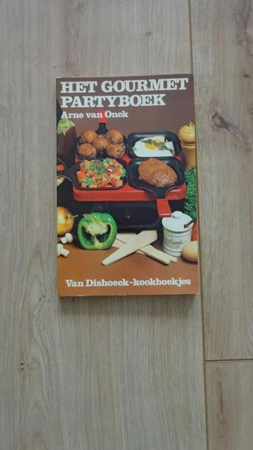 Het gourmet partyboek Arne Onck 1977 beschikbaar voor biedingen