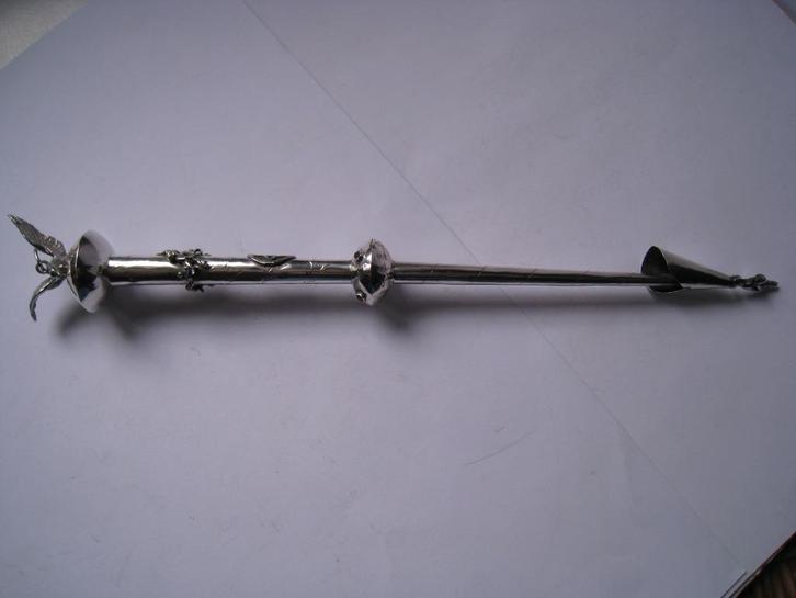 ZILVER - ZILVEREN JAT - JOODSE- RUSSISCHE AANWIJSSTOK v TORA, Antiek en Kunst, Antiek | Goud en Zilver, Zilver, Verzenden