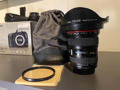 Canon EF 17-40mm f/4.0L USM objectief Lens, Audio, Tv en Foto, Fotografie | Lenzen en Objectieven, Zo goed als nieuw, Groothoeklens