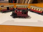 marklin stoomlok met rijtuigen, Wisselstroom, Ophalen of Verzenden, Analoog, Märklin