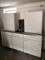 Keukenblok, Huis en Inrichting, Keuken | Complete keukens, Ophalen, Gebruikt, Wit, Enkelwandige keuken