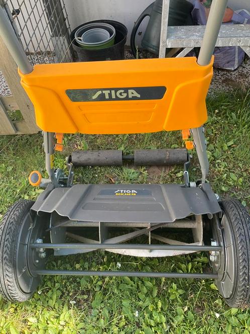 Kooimaaier/ grasmaaier/De Stiga SCM 440 FS, Tuin en Terras, Grasmaaiers, Zo goed als nieuw, Handgrasmaaier, 40 t/m 49 cm, Kooimesmaaier