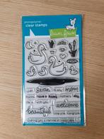 Lawn Fawn - Swan Soiree, Ophalen of Verzenden, Zo goed als nieuw, Clearstamp