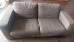 Bruine stoffen 2 zits bank en fauteuil te koop, Huis en Inrichting, Banken | Bankstellen, Ophalen, Gebruikt, 150 tot 200 cm, Tweepersoons