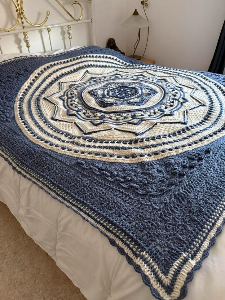 Deken of spreien, Hobby en Vrije tijd, Breien en Haken, Nieuw, Haken, Wol of Garen, Ophalen of Verzenden