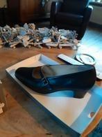 maat 39, H breedte, geheel leer, Kleding | Dames, Schoenen, Ophalen of Verzenden, Nieuw, Zwart