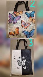 2 Nieuwe tassen VLINDER, Sieraden, Tassen en Uiterlijk, Tassen | Damestassen, Ophalen of Verzenden, Nieuw, Overige kleuren, Shopper