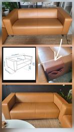 Bankjes Klippan (Ikea) PU-leer, Huis en Inrichting, Banken | Bankstellen, Ophalen, Gebruikt, Tweepersoons, 150 tot 200 cm