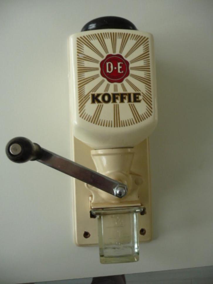 Vintage D.E. WAND KOFFIEMOLEN - in zeer mooie staat, Antiek en Kunst, Antiek | Keukenbenodigdheden, Ophalen of Verzenden