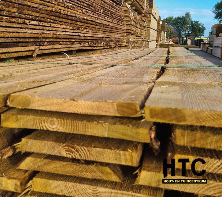 Geïmpregneerde schaaldelen 20x20/30x4000mm groot op voorraad, Tuin en Terras, Palen, Balken en Planken, Nieuw, Planken, 250 cm of meer