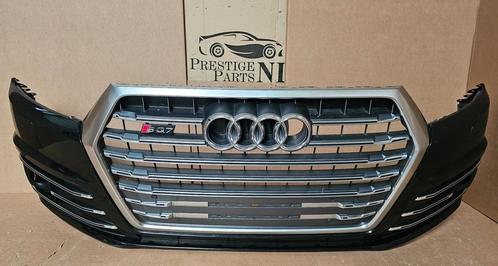 Voorbumper Audi Q7 4M0 SQ7 4M Origineel Bumper PDC KLS Zwart, Auto-onderdelen, Carrosserie en Plaatwerk, Bumper, Audi, Voor, Gebruikt