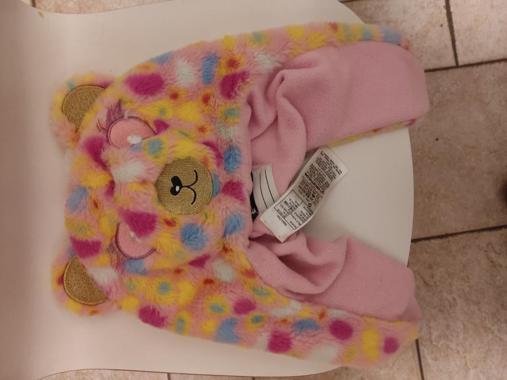 Meisjes " bere muts " met oorbescherming, Kinderen en Baby's, Kinderkleding | Mutsen, Sjaals en Handschoenen, Ophalen, Zo goed als nieuw