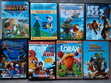 8x kinder dvd's samen voor €5 beschikbaar voor biedingen