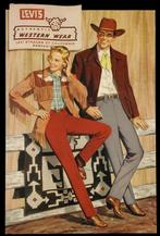 Levi's Western Wear advertentie - 60er jaren - overdruk, Verzamelen, Rechthoekig Staand, Verzenden, A4 of kleiner, Nieuw