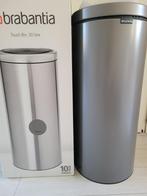 Brabantia Touch Bin Flat Top prullenbak 30L Platinum, Huis en Inrichting, Woonaccessoires | Prullenbakken, 50 tot 75 cm, Nieuw