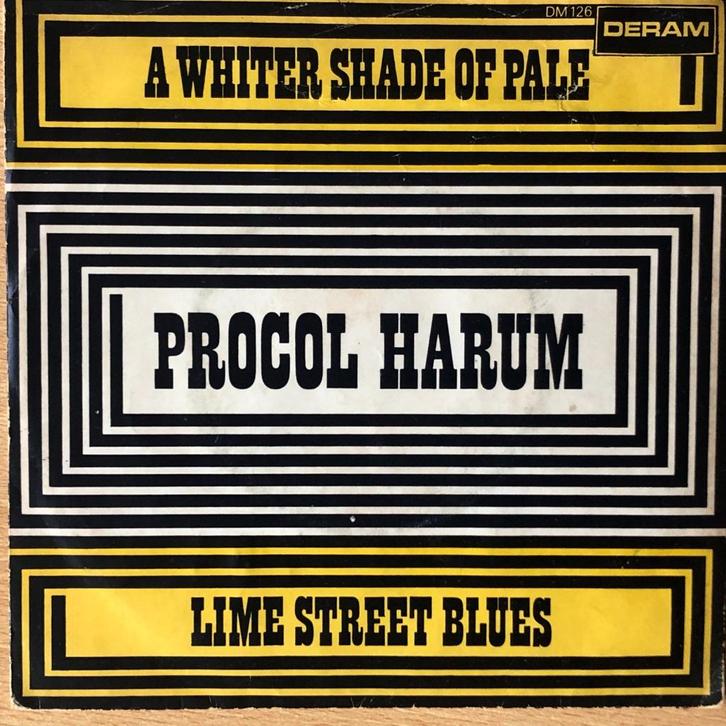 1969 Procul Harum      A Whiter Shade Of Pale, Cd's en Dvd's, Vinyl Singles, Zo goed als nieuw, Single, Pop, 7 inch, Verzenden