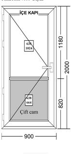 Kunststof Deur, Doe-het-zelf en Verbouw, Deuren en Horren, Ophalen, Kunststof, 80 tot 100 cm, Nieuw
