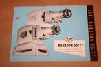 Zeldzame reclame-uitgave - Agfa Karator 55/77 - 1960 !!, Ophalen of Verzenden, 1940 tot 1960, Overige typen
