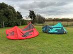 Set Fone bandit 2020 kites 8-10-12 incl 2 barren en pomp, Watersport en Boten, Kitesurfen, Zo goed als nieuw, 10 m², Ophalen, Geen board