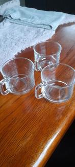 Thee glazen, Ophalen of Verzenden, Glas, Overige stijlen, Glas of Glazen