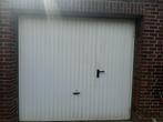 Garagepoort / garagedeur / kantelpoort met loopdeur wit, Doe-het-zelf en Verbouw, Deuren en Horren, 215 cm of meer, Gebruikt, 120 cm of meer