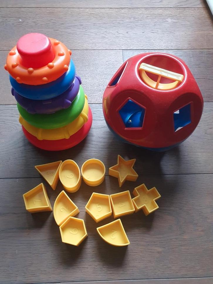 Tupperware hollebol en stapeltoren, Kinderen en Baby's, Speelgoed | Babyspeelgoed, Zo goed als nieuw, Overige typen, Ophalen of Verzenden