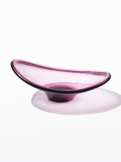 Schaal paars glas, 'Snits', Lotta Pettersson voor IKEA, 2004, Antiek en Kunst, Antiek | Glas en Kristal, Verzenden