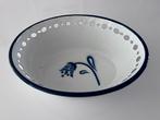 Vintage ovalen Ikea schaal “Arv Idyll”, emaille blauw/wit!, Antiek en Kunst, Ophalen of Verzenden