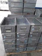 Gave zinken bakken 17x34x53cm , industrieel en zeldzaam., Antiek en Kunst, Ophalen of Verzenden