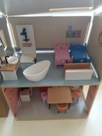 Poppenhuis haba, met meubels o.a. lidl, Ophalen of Verzenden, Zo goed als nieuw