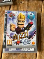 Buzz! Quiz World PS3 Compleet met 4 Buzzers, Spelcomputers en Games, Games | Sony PlayStation 3, Puzzel en Educatief, Gebruikt