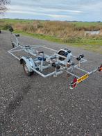 Boot trailer op eigen kenteken 1000kg tot 6 meter, Watersport en Boten, Boottrailers, Ophalen, Minder dan 1500 kg, Gebruikt, Verstelbare verlichting