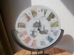 Gulden Biljet Klok  Hazerswoude- Dorp 40 cm Glas op Metaal, Antiek en Kunst, Ophalen of Verzenden