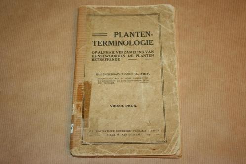 Planten-terminologie - Oude zeldzame uitgave 1920 !!, Boeken, Natuur, Nieuw, Bloemen, Planten en Bomen, Ophalen of Verzenden