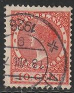 Nederland 1926 182a Wilhelmina 10c, Gest, Postzegels en Munten, Postzegels | Nederland, Ophalen of Verzenden, T/m 1940, Gestempeld
