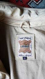 Lederen jas  Livorno  Italian design, Ophalen, Zo goed als nieuw, Maat 56/58 (XL), Beige