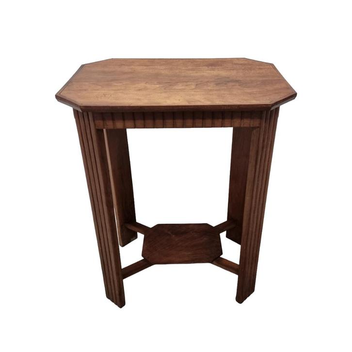Art Deco bijzettafel van notenhout, Antiek en Kunst, Antiek | Meubels | Tafels, Ophalen