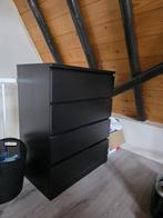 Kledingkast, Huis en Inrichting, Kasten | Kledingkasten, Ophalen, Gebruikt, Zwart, 100 tot 150 cm