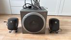 Logitech Z-2200 speakerset + subwoofer, Ophalen of Verzenden, Gebruikt, Audiokanaal 2.1, Logitech