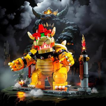 LED Verlichting voor Super Mario Mighty Bowser 71411 Nieuw beschikbaar voor biedingen