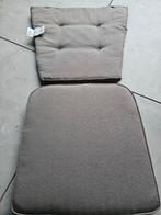 Set van taupe stoelkussens, rug plus zitvlak, Ophalen of Verzenden, Gebruikt