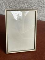 Vintage fotolijstje met bol glas, Ophalen of Verzenden