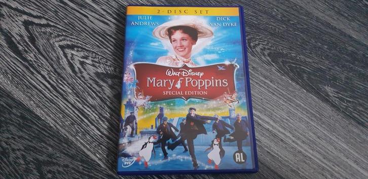 Te koop.2disc dvd disney classics Mary poppins, Cd's en Dvd's, Dvd's | Tekenfilms en Animatie, Zo goed als nieuw, Europees, Overige typen