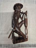 Houten beeldje van een visser, Antiek en Kunst, Ophalen of Verzenden