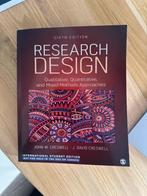 Research Design zesde druk Creswell & Creswell, Nieuw, Ophalen of Verzenden, WO, Creswell & Creswell