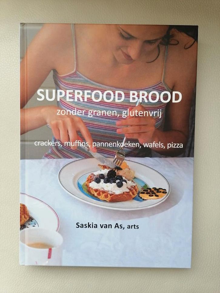Superfood Brood - Saskia van As, Boeken, Kookboeken, Zo goed als nieuw, Voorgerechten en Soepen, Hoofdgerechten, Tapas, Hapjes en Dim Sum