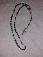 oude paternoster amathist steen, begin 1900, Ophalen of Verzenden